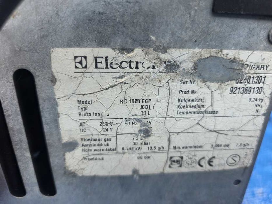 Lodówka Elektrolux  24 V - 230 V - gaz