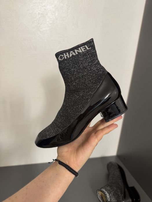 Туфли лоферы оригинал chanel кожа