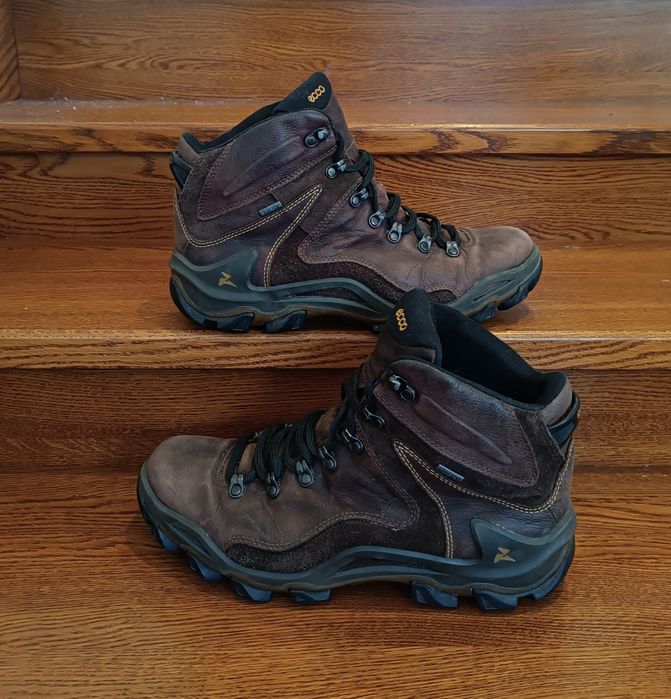 Buty Ecco Terra Evo Gore-Tex Skórzane Trekkingi Wodoodporne Outdoor