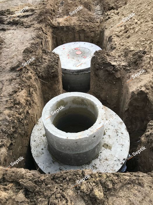 СептикІзПереливомДренажЛевнівкиБетонніКругиКвльця
