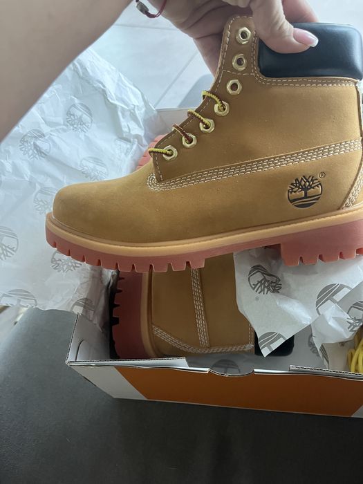 Timberland nowe w pudełku trapery 40 cudo musztardowe