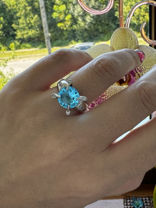 Каблучка срібна, колечко серебро