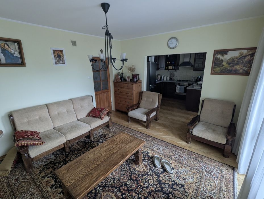 Solidnie wykonany komplet retro do salonu