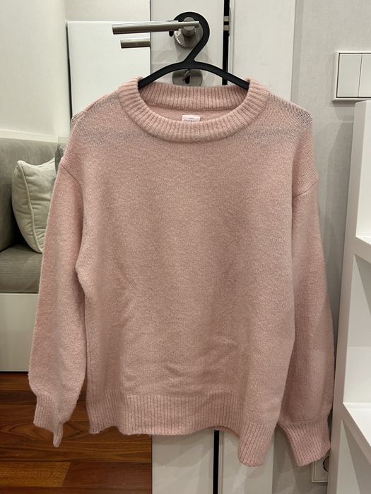 Camisola de malha cor-de-rosa Zara