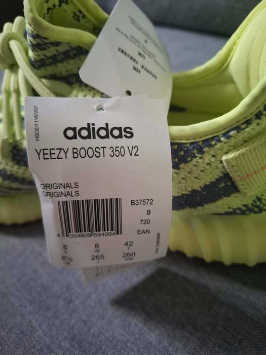 adidas Yeezy Boost 350 V2 Semi Frozen Yellow