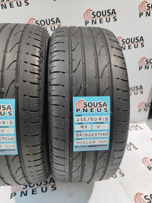 2 pneus semi novos 235-50R18 Bridgestone - Oferta dos Portes