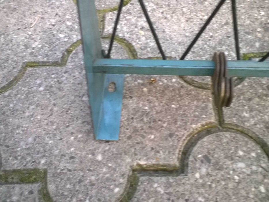 Wieszak na garderobę metalowy prl