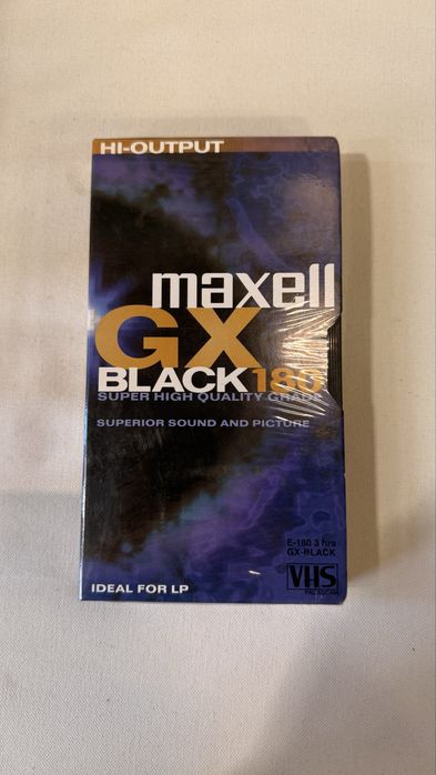 5 cassetes SELADAS VHS | Sony PRO-X + Maxell GX Black + Mitsubishi
