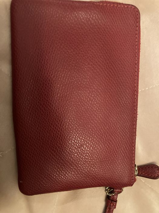 Coach portfel mały skóra