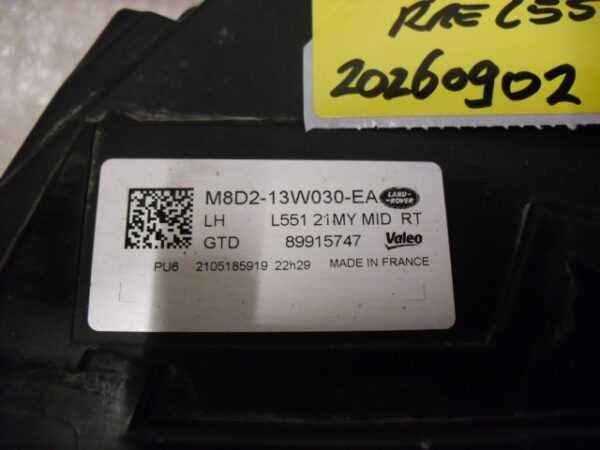 Range Rover Evoque L551 farol 2021 LED Premium LHD