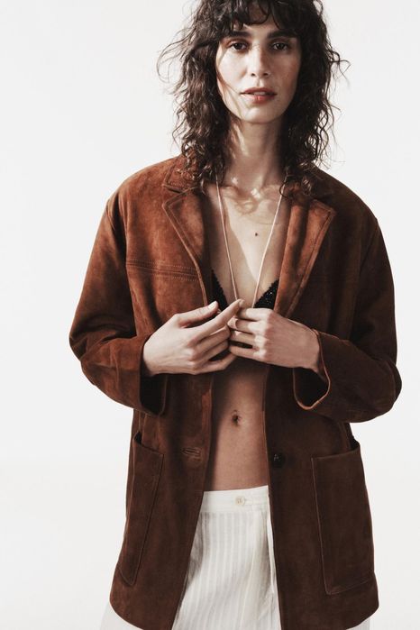 Blazer S Oversize 100%pele (Novo)