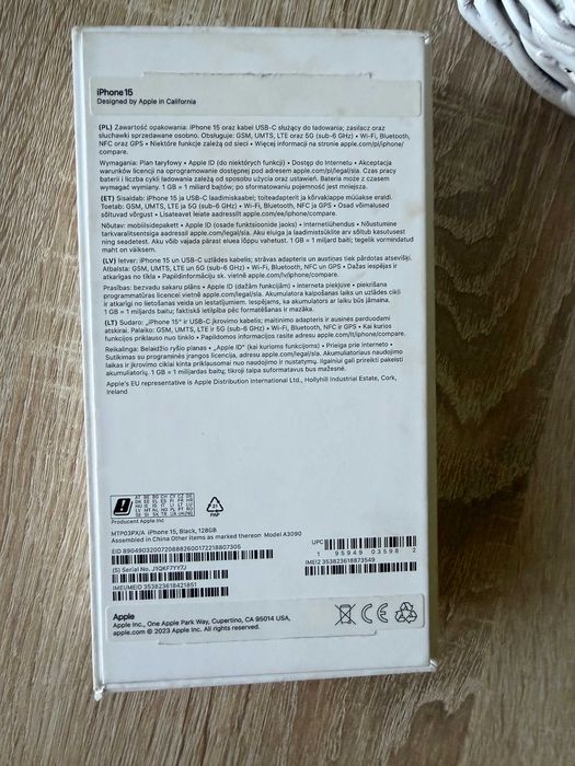 Apple Iphone 15 Black