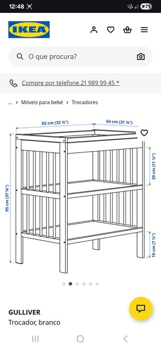 Móvel trocador IKEA