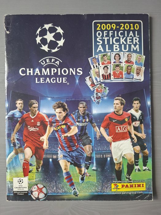 Album z naklejkami panini champions league  2009 / 2010