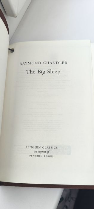 Колекційна книга The Big Sleep (Raymond Chandler) у шкірі від Bill Amb