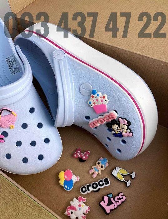 Жіночі Крокси Сабо Crocs Crocband Platform на Платформі Crocs Crocs