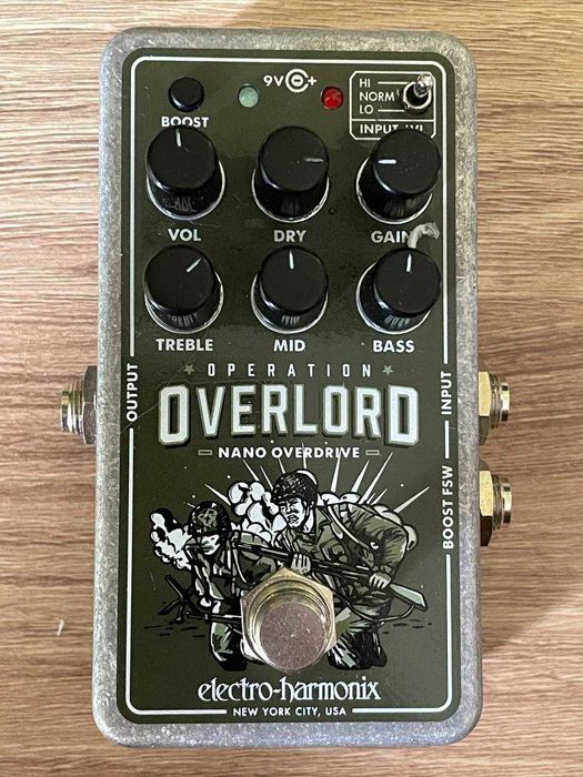 Гітарна педаль Electro-Harmonix Operation Overlord Nano (overdrive/boost)