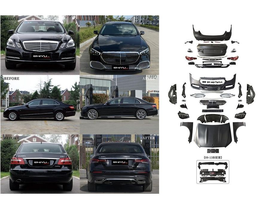 Mercedes W212 Комплект рестайлінгу в W213 Maybach 2022/Майбах/ЗВОНИТЕ