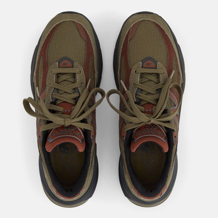 New Balance 990v6 Made in USA Dark Camo Rich Oak
