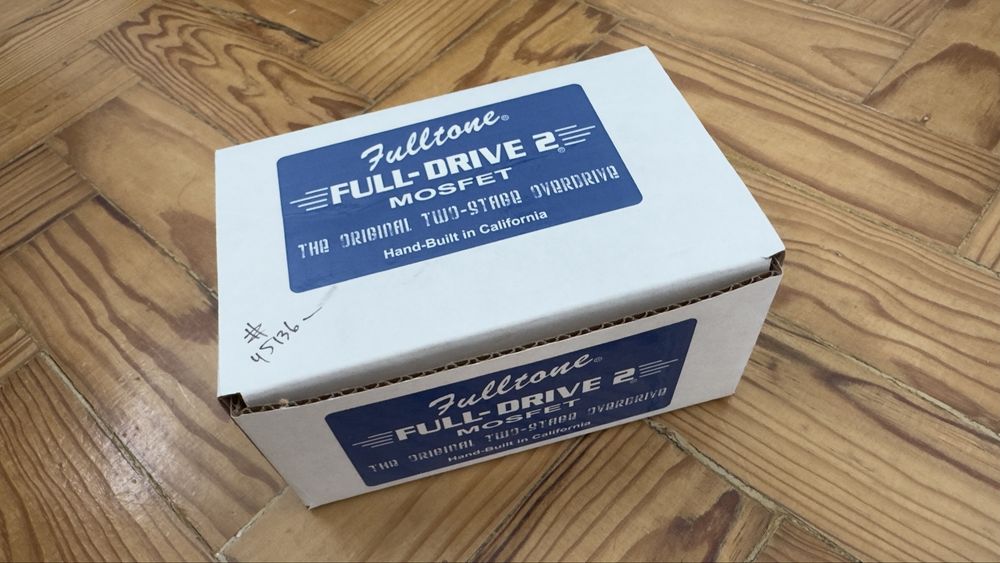 Pedal Guitarra Fulltone Full-Drive 2 Mosfet — Como Novo, Caixa Original