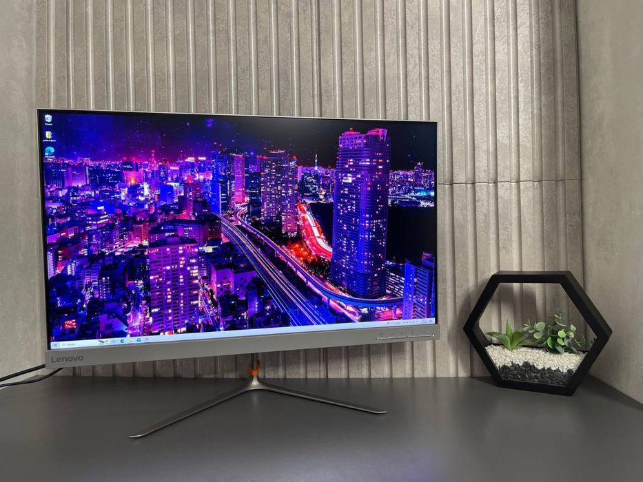 2К безрамковий монітор 27 дюймів Lenovo HDMI Quad HD