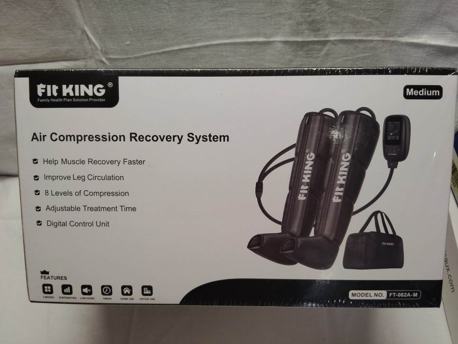 Masażer Uciskowy Nóg FIT KING FT-082A-M | Drenaż Limfatyczny |