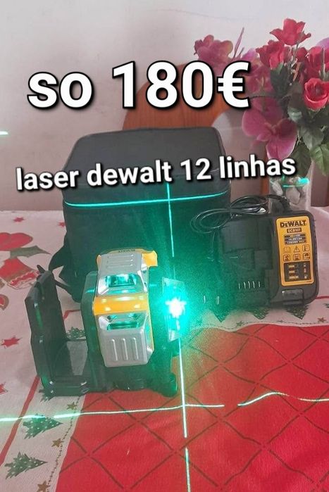 Laser dewalt 12 linhas Auto nivelante