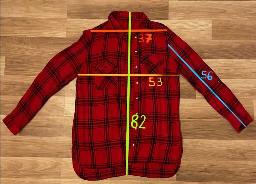 Czerwona koszula damska w kratę Reserved