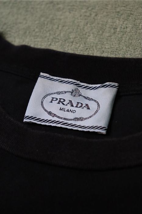 Prada Milano Logo Crest T-Shirt