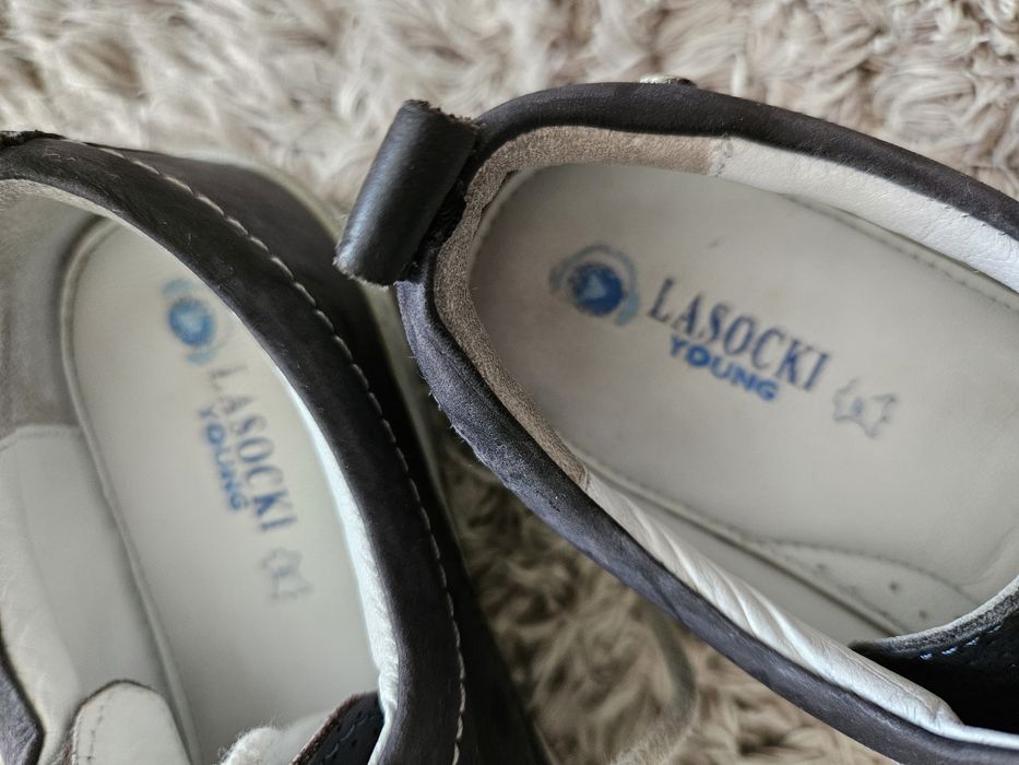 Buty lasocki 34 granat chlopiec
