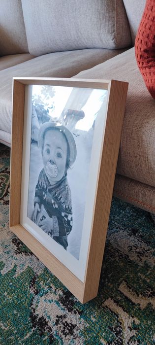 4 Molduras INSPIRE MILANO 40X50CM cor carvalho