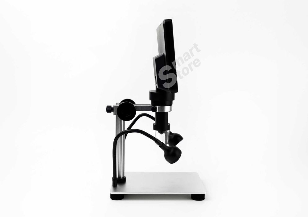 Цифровий мікроскоп DM9 на штативі, 1200Х, 7" екран, фото та відео