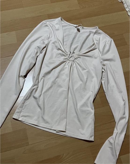 Біла кофта h&m