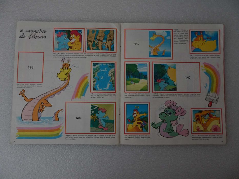 Caderneta de cromos Wuzzles - Disney - Panini - faltam 50 cromos