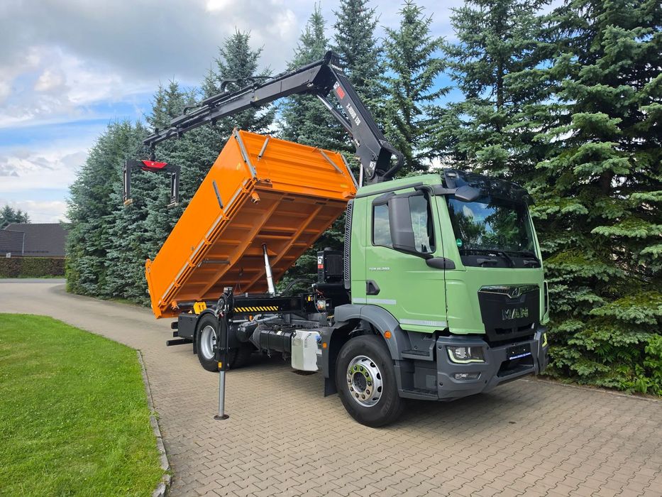 MAN TGM 18.290/3-str. wywrotka z HIAB 138
