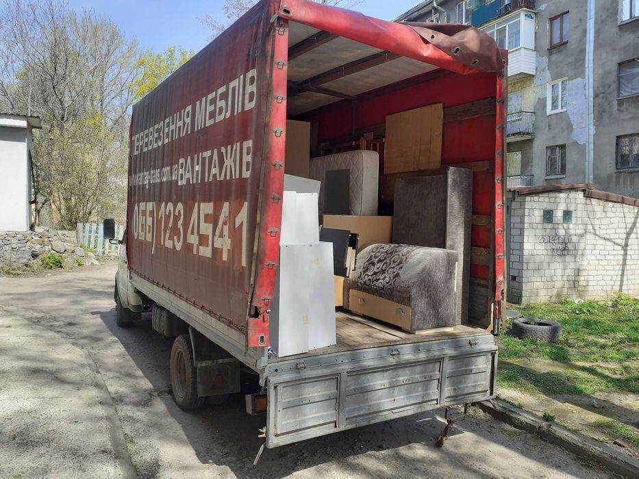 Грузоперевозки Газель 4 метра. Недорого.