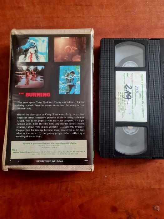 The Burning Płomienie NVC VHS