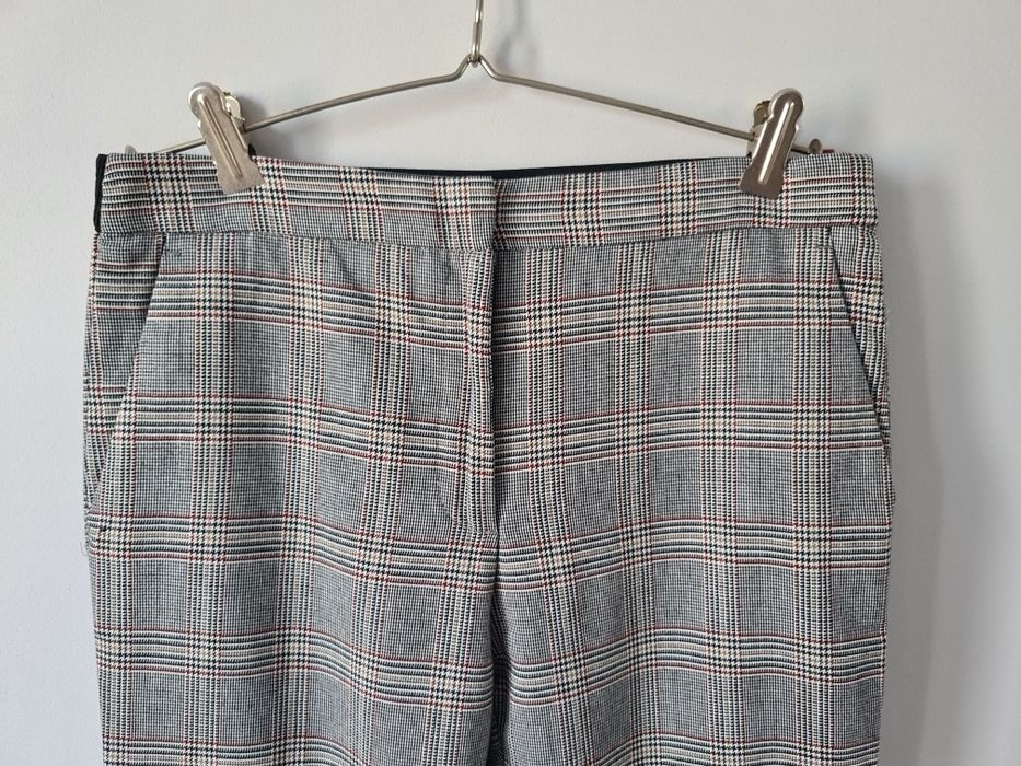 Spodnie garniturowe chinosy w kratkę H&M