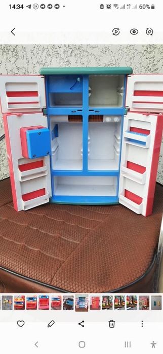 Газовая плита и холодильник