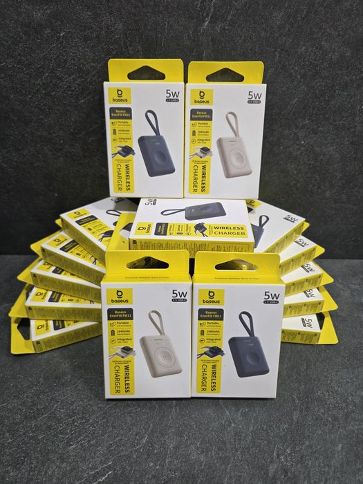 Павербанк Powerbank Baseus EnerFill FW11 5W для Apple Watch з вбудованим кабелем