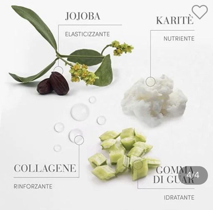 Живильний мус medavita nutritive hair для сухого волосся