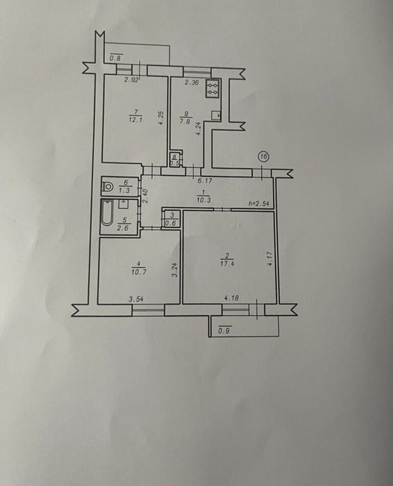 Продаж 3-х кімнатної кварти 1-й пров. Київський
