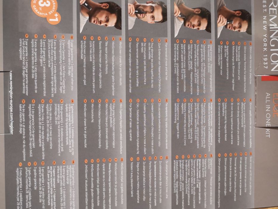 Maszynka REMINGTON EDGE All in one kit