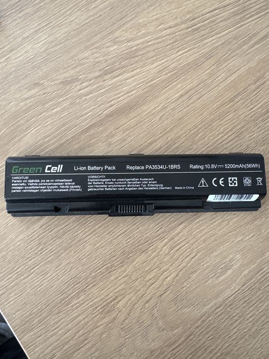 Bateria Green Cell Li-ion Battery Pack PA3534U-1BRS Toshiba Satellite