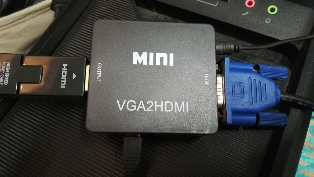 Conversor VGA para HDMI - Novo e Lacrado