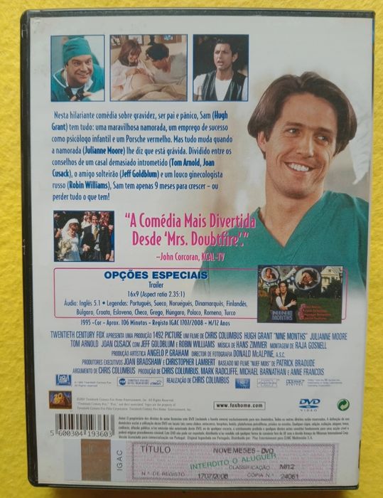 DVD nove meses ( original)