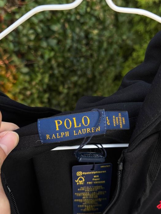 Зип-худи Polo Ralph Lauren (Черная, серая)