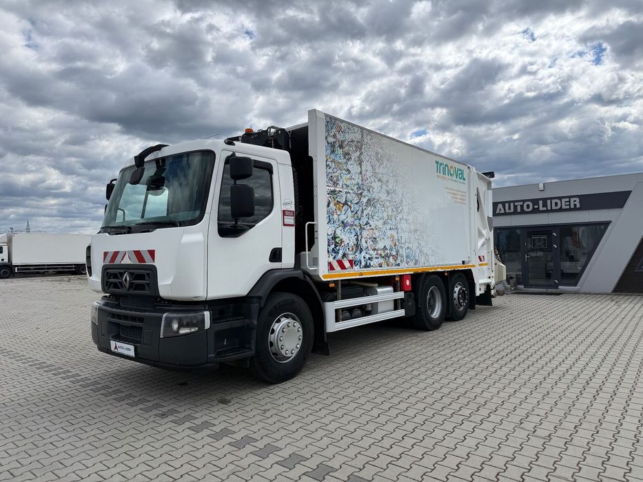 Renault D320 / 6x2 / ŚMIECIARKA / EURO 6 /  SPROWADZONA / STAN BDB / / /