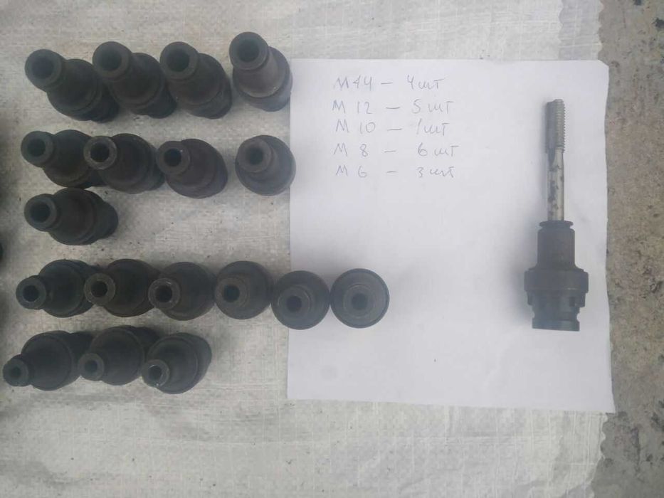 патрон запобіжний  для мечиків використовується через оправку ИСО 40