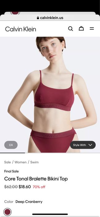 Купальник Calvin Klein, оригінал, сейл -70%